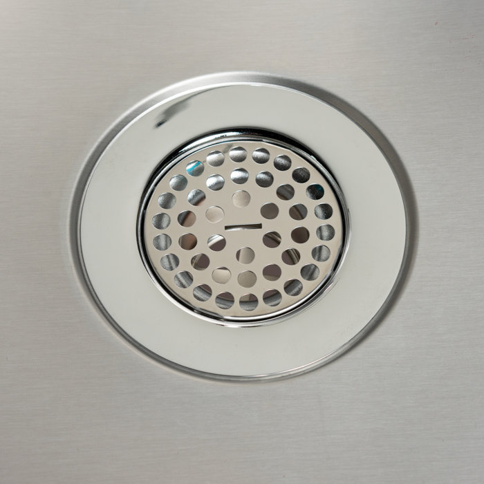 Oatey Dearborn Flat Top Sink Strainer with Stainless Steel Basket